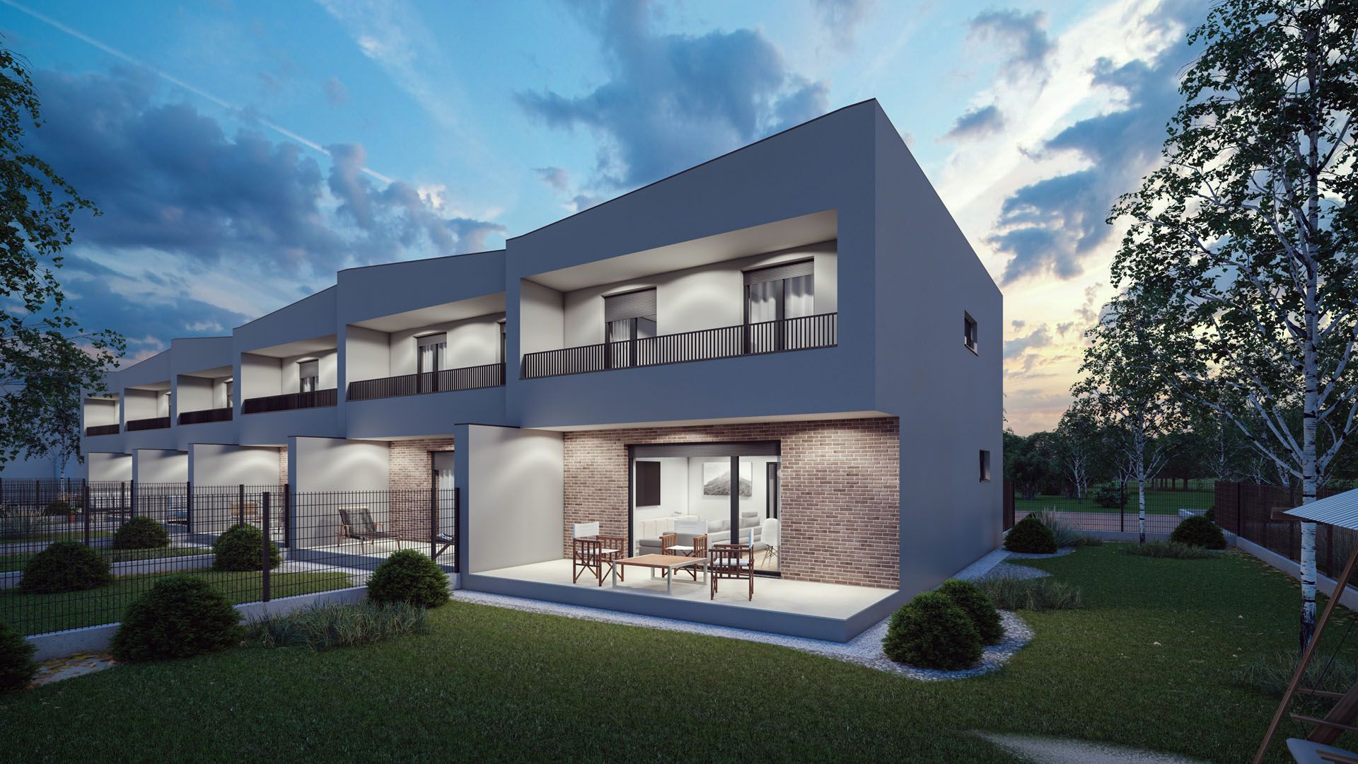 Kuće u nizu, Sveta Nedelja · JID NEKRETNINE Render 4
