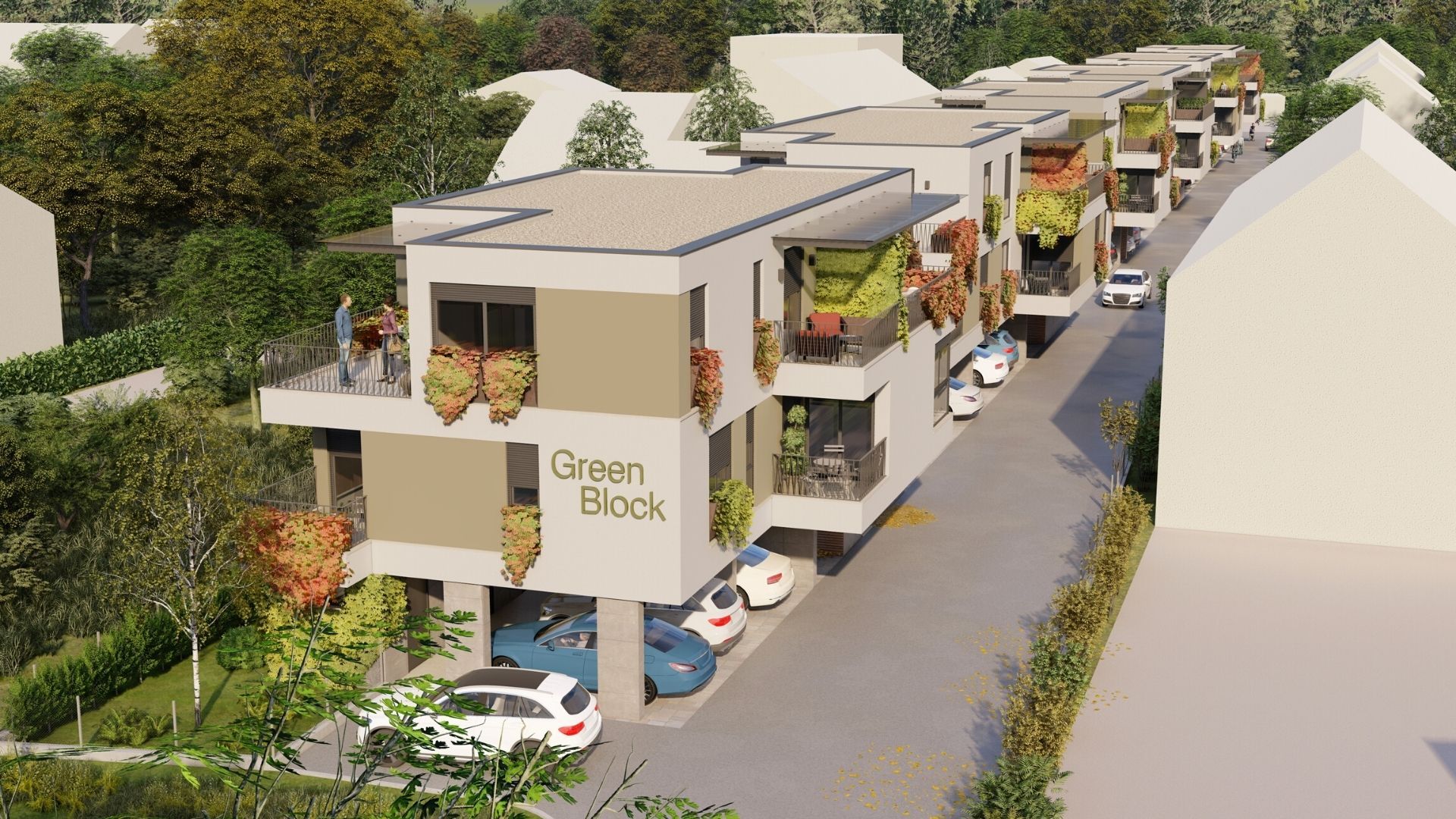 Projekt Green Block, Novi Zagreb · Samarijanac Render 1