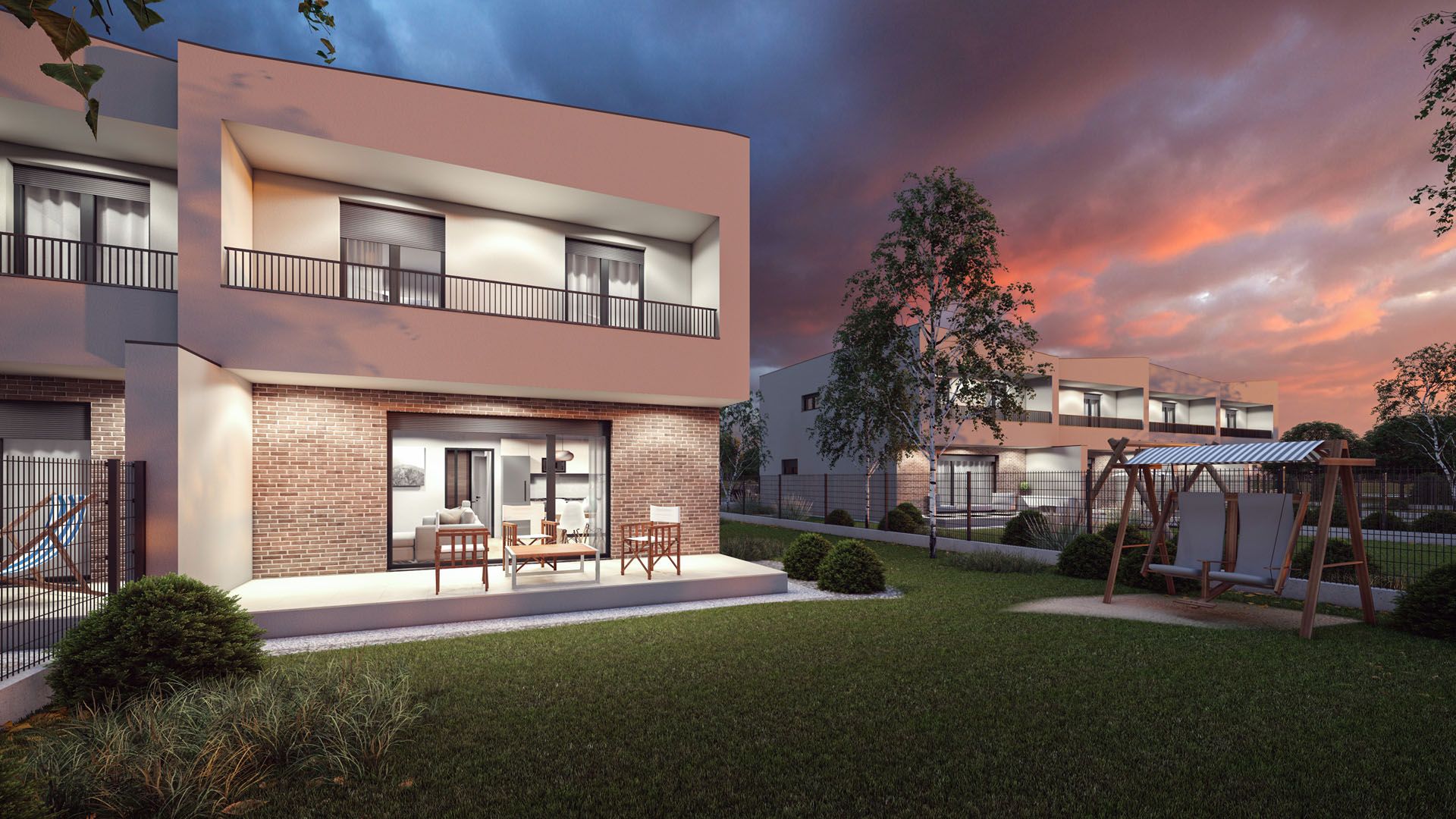 Kuće u nizu, Sveta Nedelja · JID NEKRETNINE Render 2