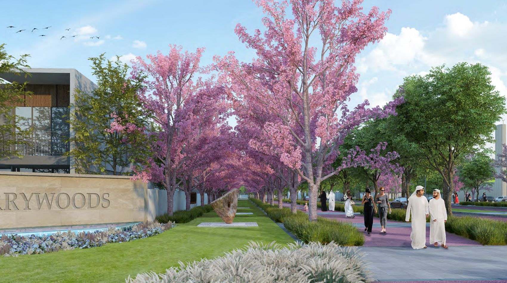 Cherrywoods Townhouses, Meraas · Meraas Render 3