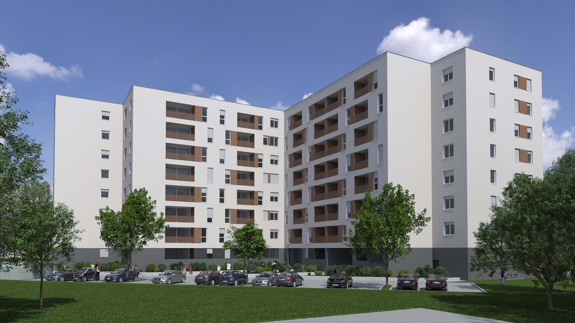 Projekt Trnsko, Novi Zagreb · Domograd d.o.o. Render 1