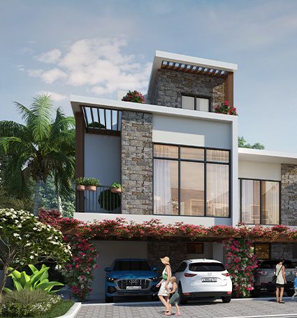 Ibiza Townhouse, Damac Lagoons · DAMAC Properties Render 4