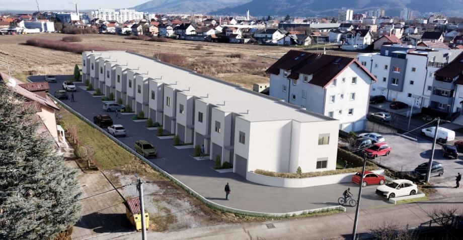 Kuće u nizu Zaprešić · Rima gradnja Render 5