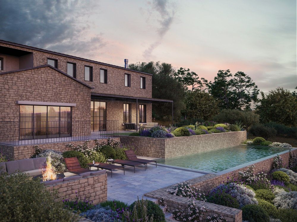 Villa Brtonigla - Gornji Srbani · Hedonistrian Properties Render 1