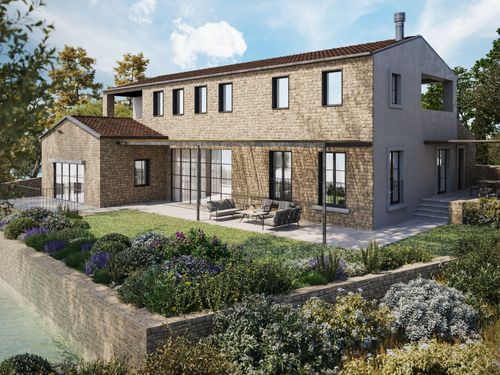 Villa Brtonigla - Gornji Srbani · Hedonistrian Properties Render 2
