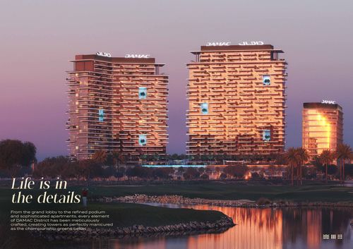 DAMAC DISTRICT · Damac Crescent Properties Render 2