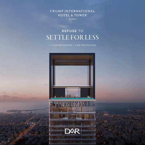 Trump Tower Dubai · DarGlobal by DAR AL ARKAN Render 9