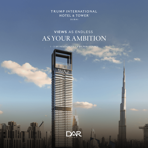 Trump Tower Dubai · DarGlobal by DAR AL ARKAN Render 8